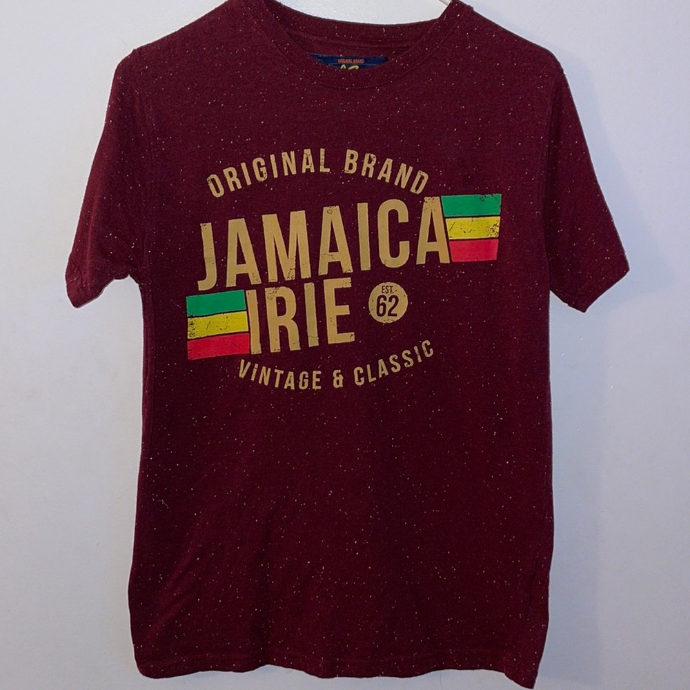 Surf Classic Jamaica Irie Graphic TShirt Size Medium Gem